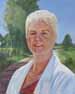 Dame in Landschap
